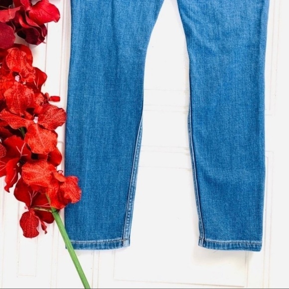 TOPSHOP Moto Lucas ripped distress crop summer jeans women size 26 - Picture 8 of 11